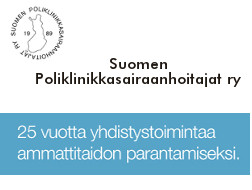 Suomen Poliklinikkasairaanhoitajat ry logo